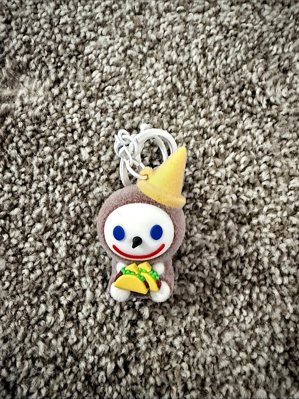 Jack in the Box 75th Anniversary Jibbi Bag Charm - Spicy Plush Keychain in Pink